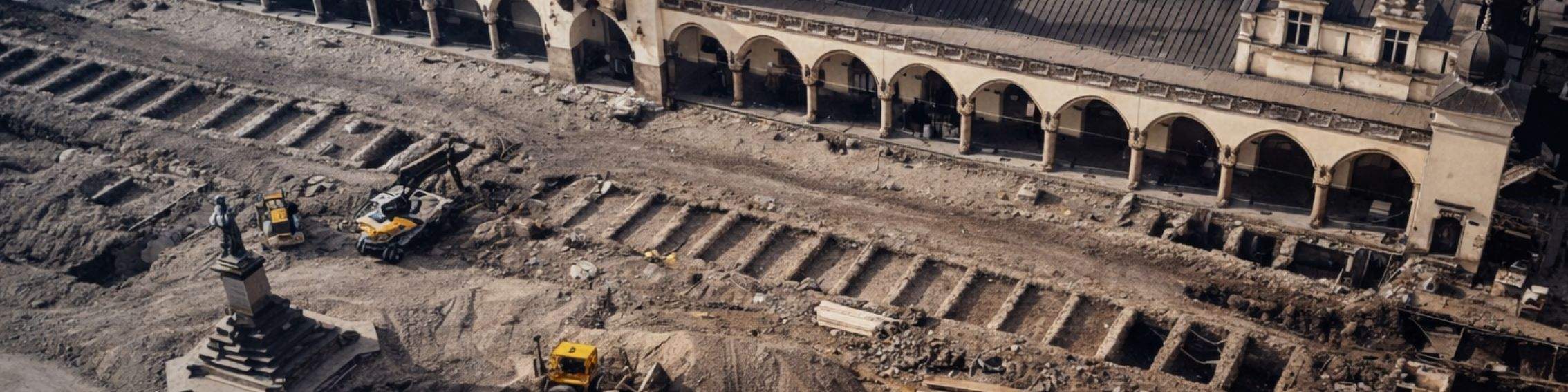Underjordisk museum i Kraków – Den middelalderske byen under Markedsplassen